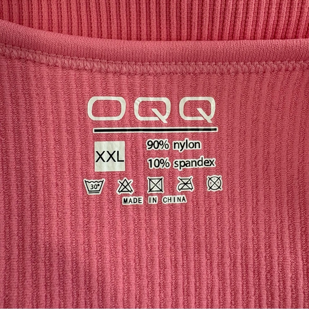 Cute Pink Ribbed Bodysuit - Picture 5 of 5